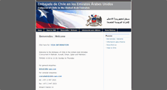 Desktop Screenshot of chile-uae.com